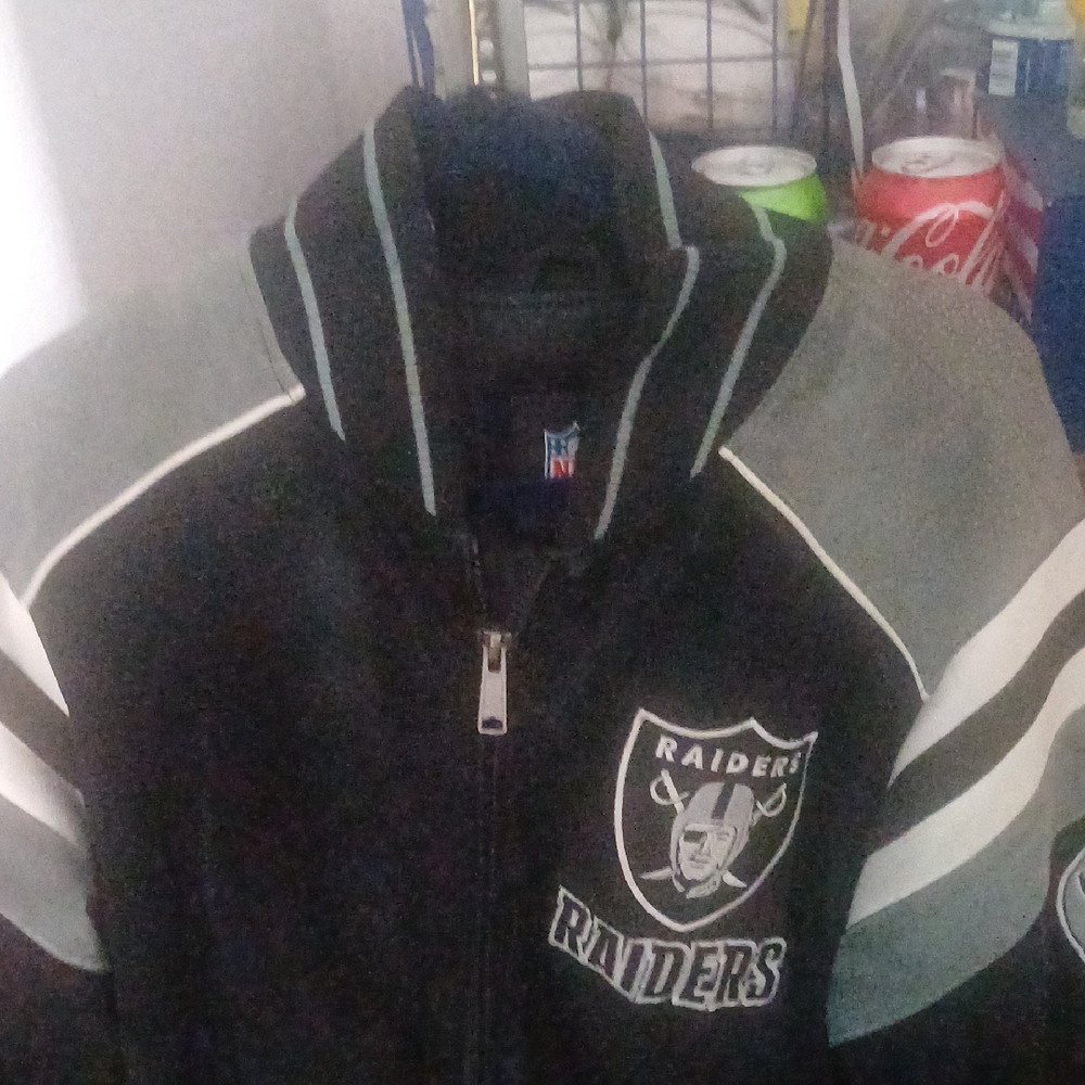 Raiders Black and Gray Jacket